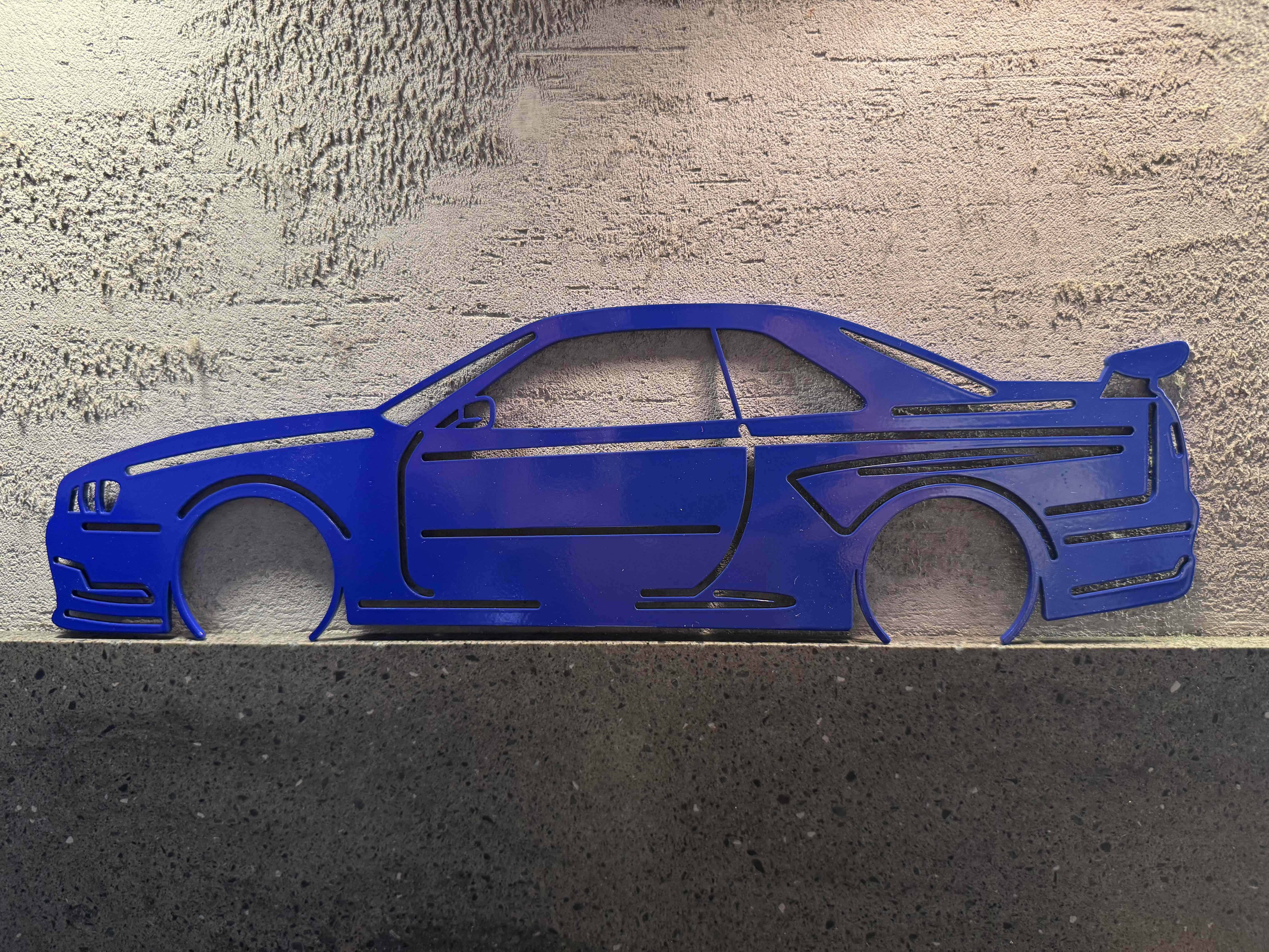 Nissan GT-R R34 — синий